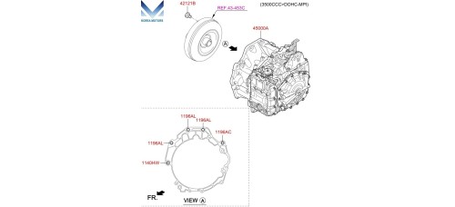 USED TRANSMISSION ASSY-AT 8-SPEED 2WD/4WD SET FOR HYUNDAI SANTA FE 2018-21 MNR